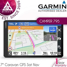 Garmin Camper 795 7" Caravan Motorhome GPS Sat Nav│Lifetime Maps + Live Traffic