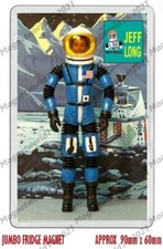 MATTEL MAJOR MATT MASON - JEFF LONG NEWJUMBO FRIDGE MAGNET OR KEYRING 