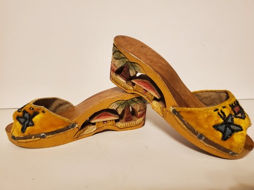 1940 hand carved wooden - hand,