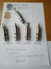 Set Of five Old Police