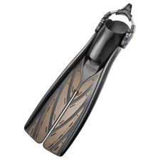 Used Atomic Aquatics Split Fins, Smoke, Small