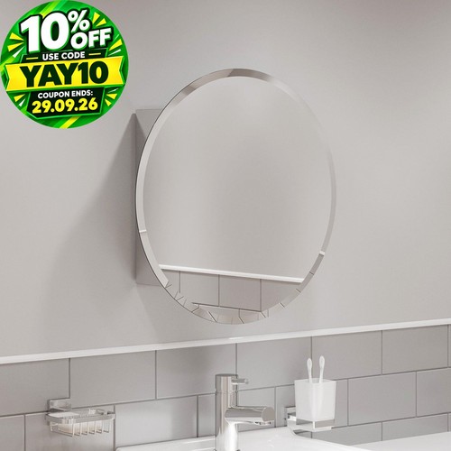 Round door bathroom mirror - bathroom,