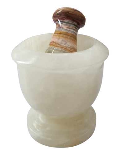 Onyx marble pestle - pestle, mortar