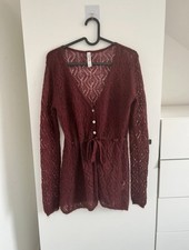 Women's Burgundy Knitted Top