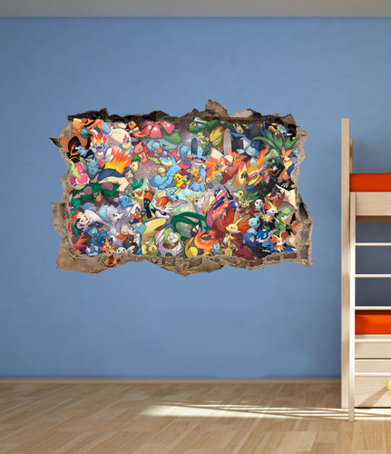 Pokemon wall art - wall, sticker