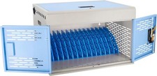 16-Unit Charging Cabinet for Laptops & Tablets - Locking Laptop Storage Box