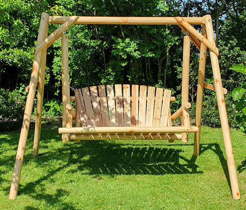 Rustic swing bench - swing,