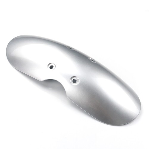 Silver motorbike front fender - silver,