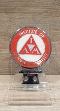 Vintage Type 1 Institute of Advanced Motorists (IAM) Grille Badge, circa 1970's
