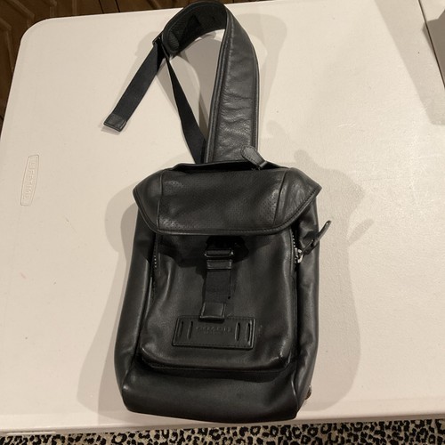 Coach black leather ranger - coach,
