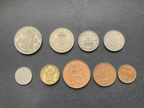 1948 set coins year - set,