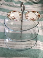 Ikea 365+ 3  Tier Glass Cake Stand kitchen. High tea/ cream tea