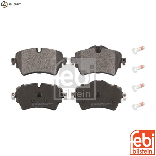 Brake pad set disc - set,