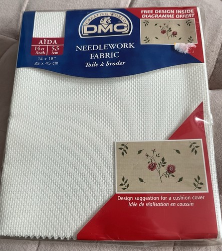 Dmc aida cloth 14ct white - dmc,