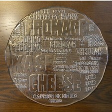 glass cheese board