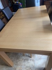 Next Dining Table & 6 Faux