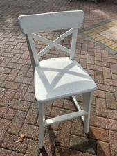 IKEA Ingolf Junior Dining Chair High Chair for Toddlers and Kids White