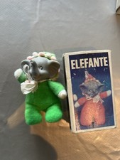 Vintage 1960s 70s elephant Matchbox mini Beanie Doll    very rare