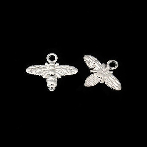 Silver plated buzy - x,