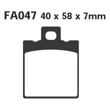 PAIR OF PADS EBC HH FA047HH