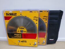 2 X DEWALT DT1926 355MM 66T