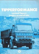 Tipperformance Leyland Tippers sales flyer brochure 1976 Clydesdale and Reiver