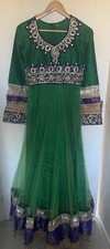 Green indian ladies dress