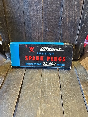 Vintage wizard spark plugs - vintage,