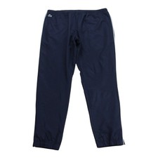 Lacoste Sport Track Pants Mens XXL 7 Navy Blue White Lined Tracksuit Bottoms 2XL