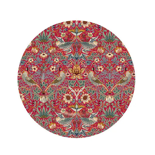 William morris tin plate - tin, red