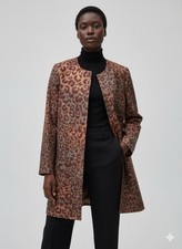 Jaeger % Linen Leopard Print