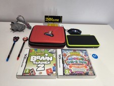 New Nintendo 2DS XL Black and Lime Green  Console Bundle
