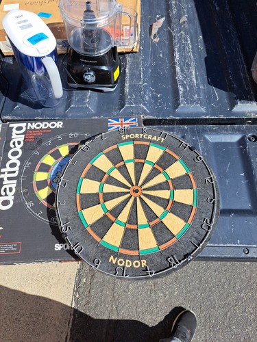 Open box dart board - box,