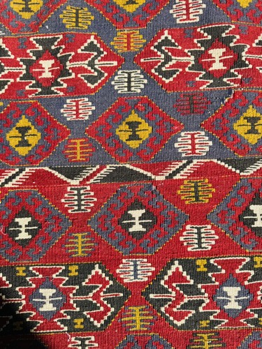 Vintage handmade wool kilim - handmade,