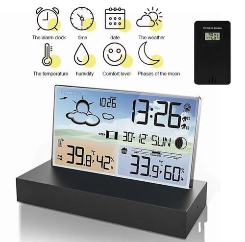 Wireless weather station - station, lcd
