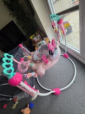Disney minnie mouse jumperoo  bouncer baby toy activity jumping by bright starts