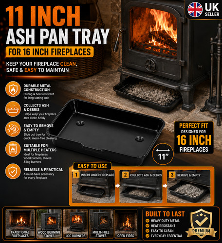 Inch ash pan tray for - tray,