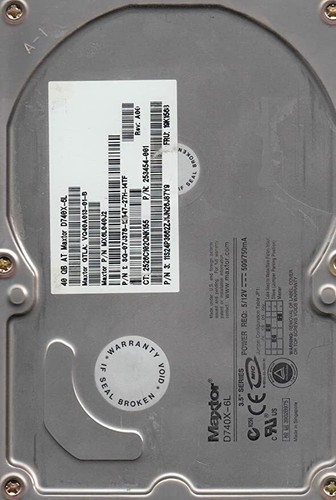 Maxtor d740x vq20a011 - maxtor, vq20a011-01-b