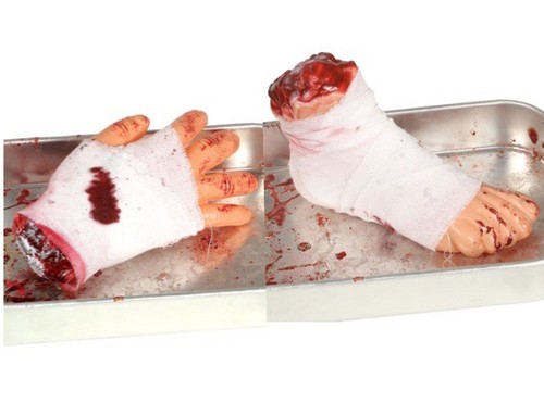 Halloween foot hand - foot,