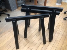 Ikea Oddvald Trestle Legs (Black). New, original packaging. 12 available 