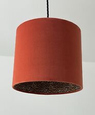 Lampshade Burnt Orange Velvet