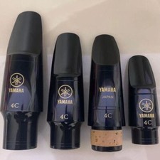 Yamaha sax bakelite mouthpieces:alto,soprano tenor;clarinet sizes 4C-6C.
