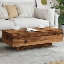 wooden Brown Coffee Table Center Table Rectangle Living Room Table itzcominghome