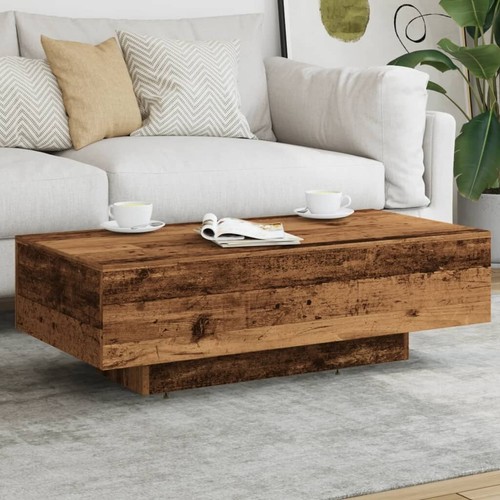 Wooden brown coffee table - wooden,