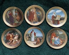 Vintage Religious Decor Danbury Mint The Ten Commandments Plate x6, by Mary Mayo