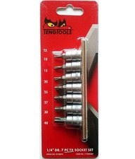 Teng Tools 1/4in Drive 7 Piece