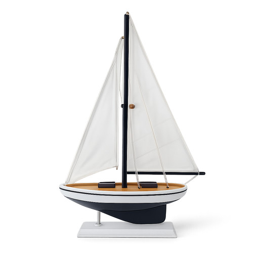 Wooden sailboat model yacht - wooden,