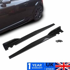 For  iQ Matrix MR2 Glossy Side Skirt Extension Rocker Panel Splitter 46"