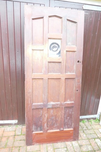 Solid hardwood mahogany front - solid,