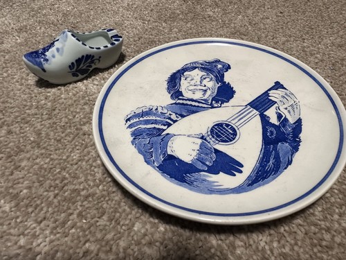 Delfts plate and clog - delfts,